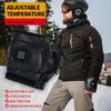 Unisex Winter Leather Gloves Warm for Driving Cycling Windproof Waterproof Heated Motorcycle Battery Ch