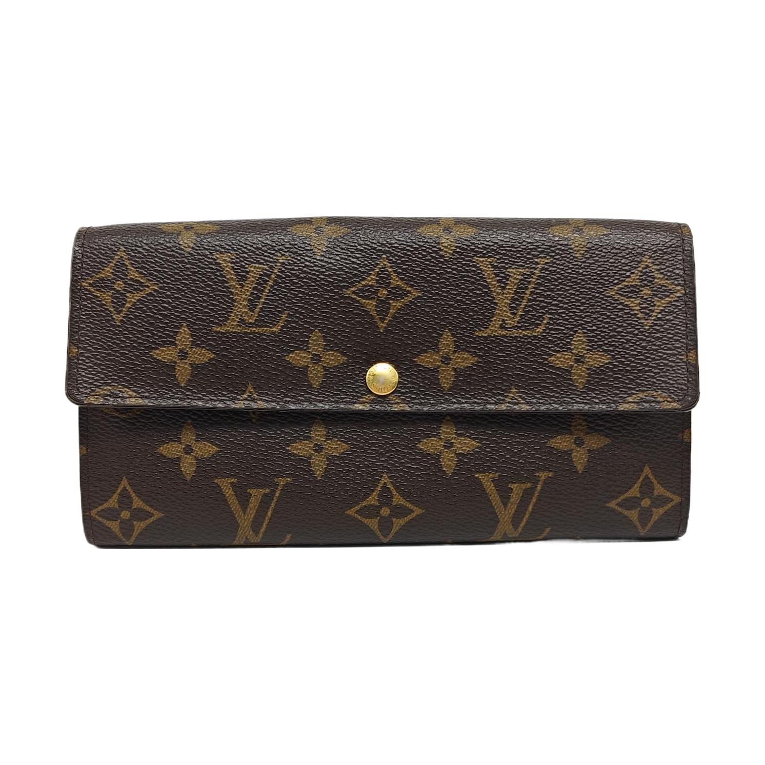 [Pre-Owned] Monogram Leather Wallet - Very Good #76AH3 ONE SIZE