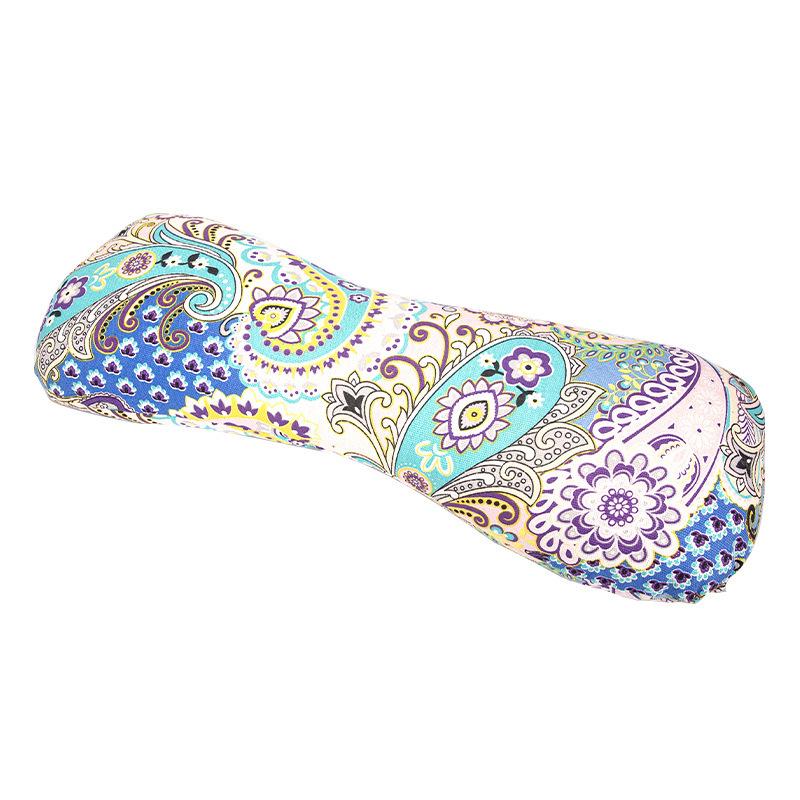 Mugwort Electric Heating Neck Pillow - Removable Cervical Support In Coarse Cloth