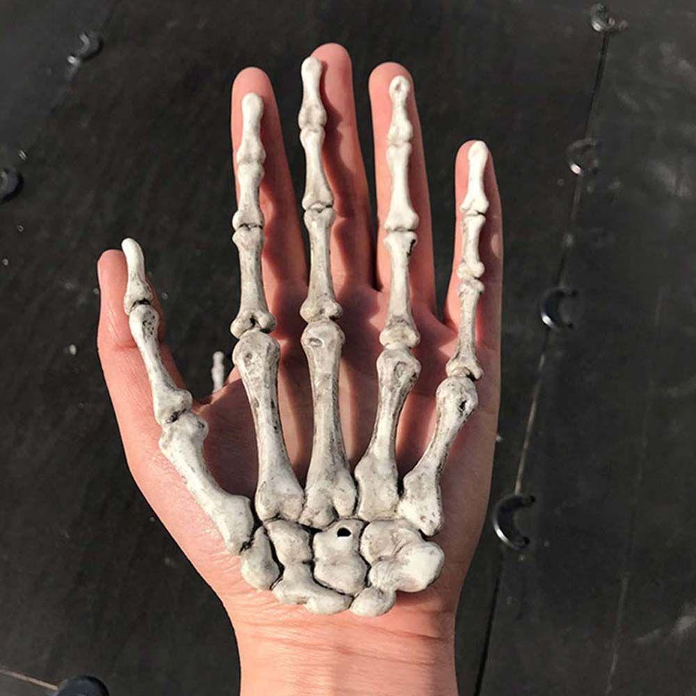 

Skull Skeleton Claws Punk Women Hair Clip Hair Accessories Halloween Hairpin Korean Style Barrette білий