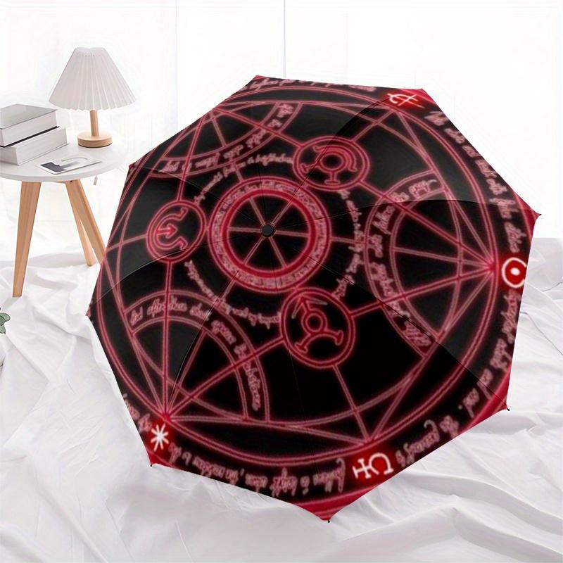 Alchemist's Full Circle Symbol - Magical Runes for Alchemy EnthusiastsUmbrella, Portable 3-Fold Umbrella for Men & Women,Christmas Gift ES242