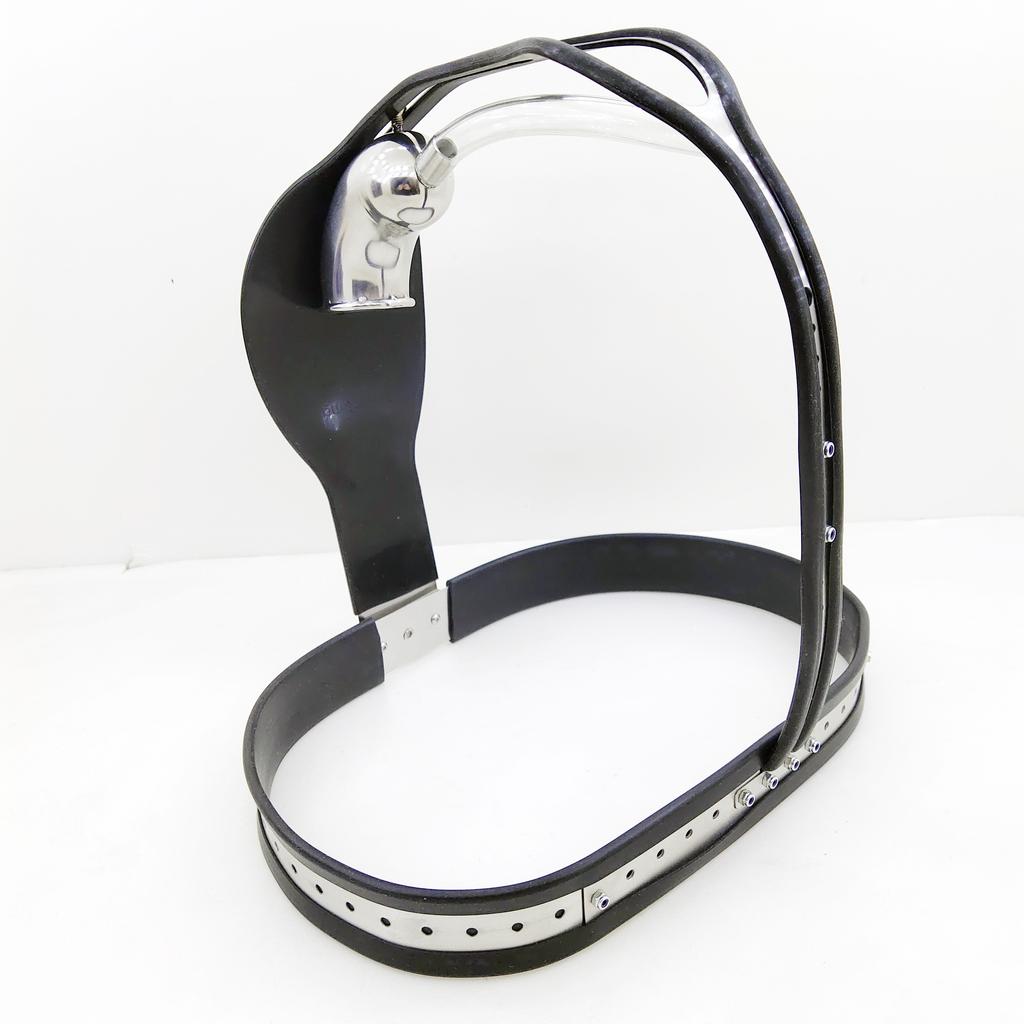 Male T-Type Stainless Steel Chastity Belt BDSM Bondage Metal Underwear Adult Games Sex Toys for Men Chastity Lock Erotic