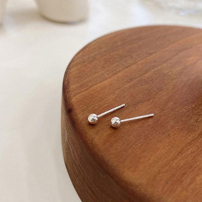 6Pcs/Set Korean Simple  Stud Earring Set C Shaped Zircon Earrings