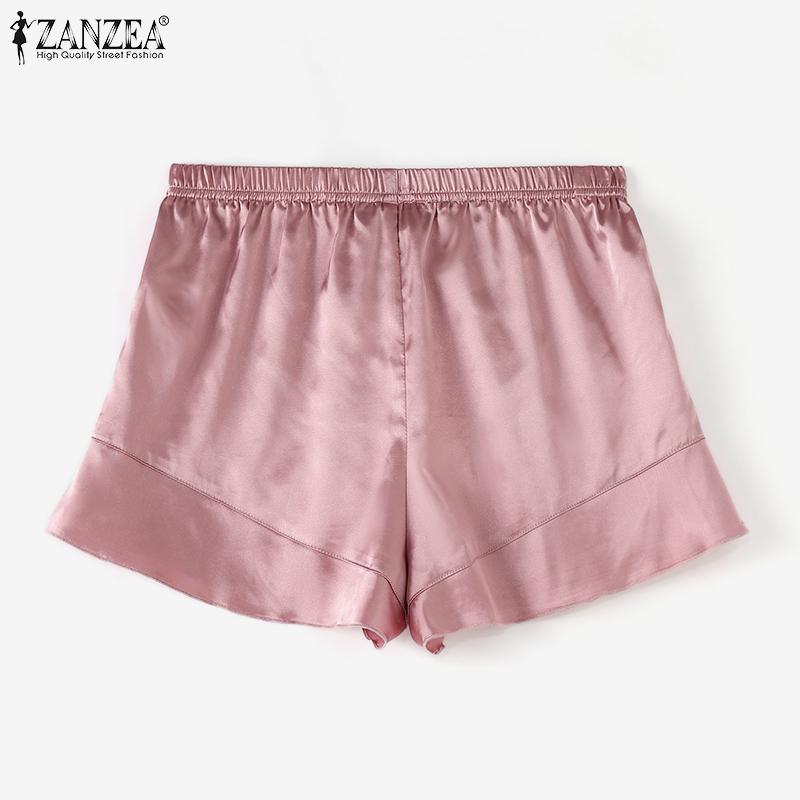 ZANZEA Damskie letnie luźne koronkowe spodenki nocne