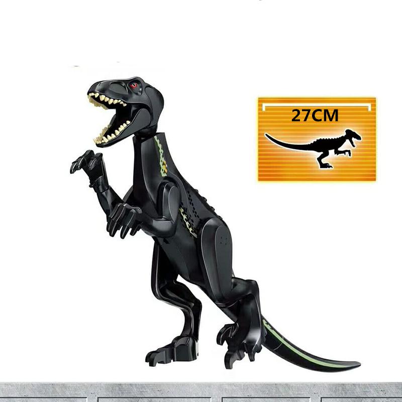 Jurassic Building Blocks World Dinosaurs Figures Bricks Baryonyx Tyrannosaurus Rex Indominus Rex I-Rex Assemble  Kids Toys