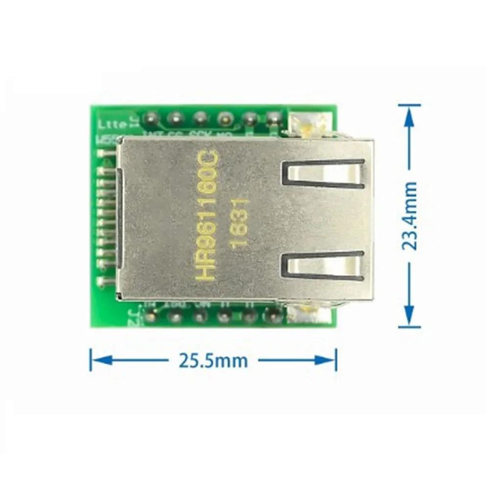 W5500 Ethernet Module Compatible with WIZ820IO for SPI Interface Featuring Hardware TCP IP Stack for Reliable Networking