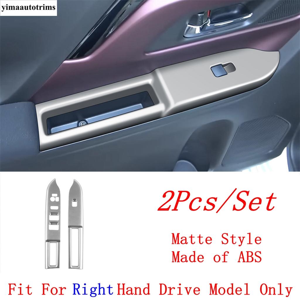 

RHD Inner Door Armrest Window Lift Button Control Panel Cover Trim Accessories For Suzuki Spacia MK54S MK94S 2024 2025 Right Hand Drive - C