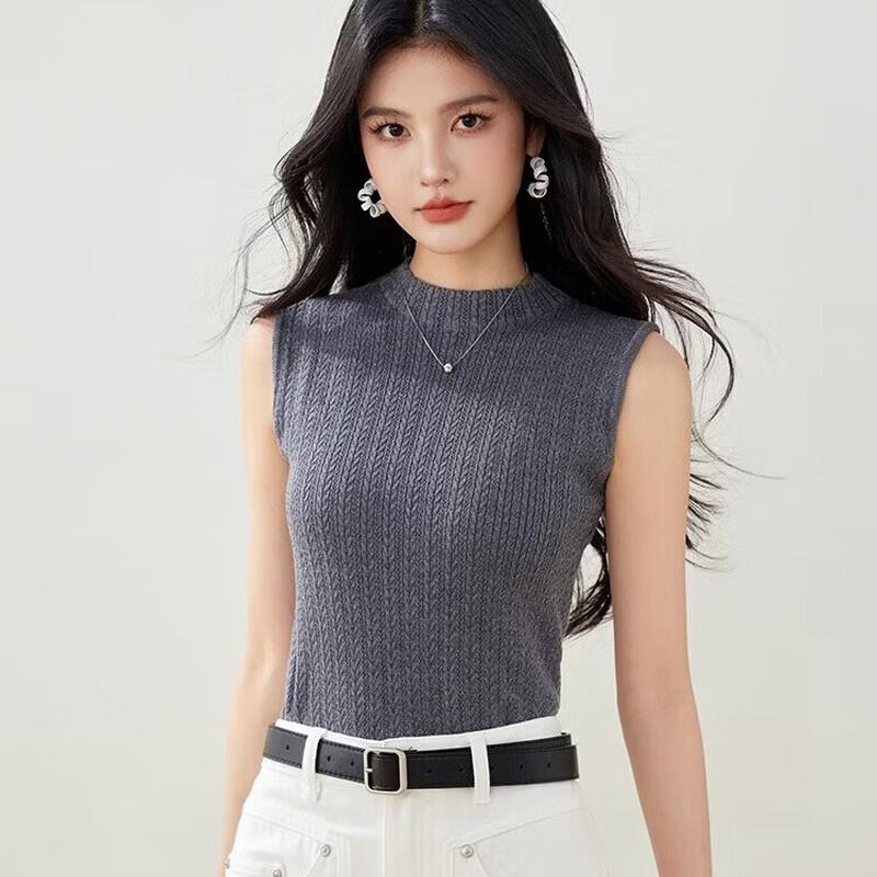 Women's Openwork Knit Tank Top