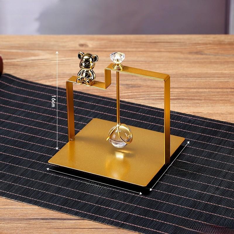 Sleek Metal Tissue Box Stand For Dining Table Home Office Accessory Decoration