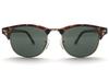 [SPEED ADDICT] SIRMONT BROW SUNGLASSES (Tortoiseshell X Green)