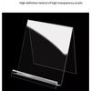 Book Support Frame Acrylic Book Holder Oil Resistant Scratches Protective Film Versatile Acrylic Display Stand