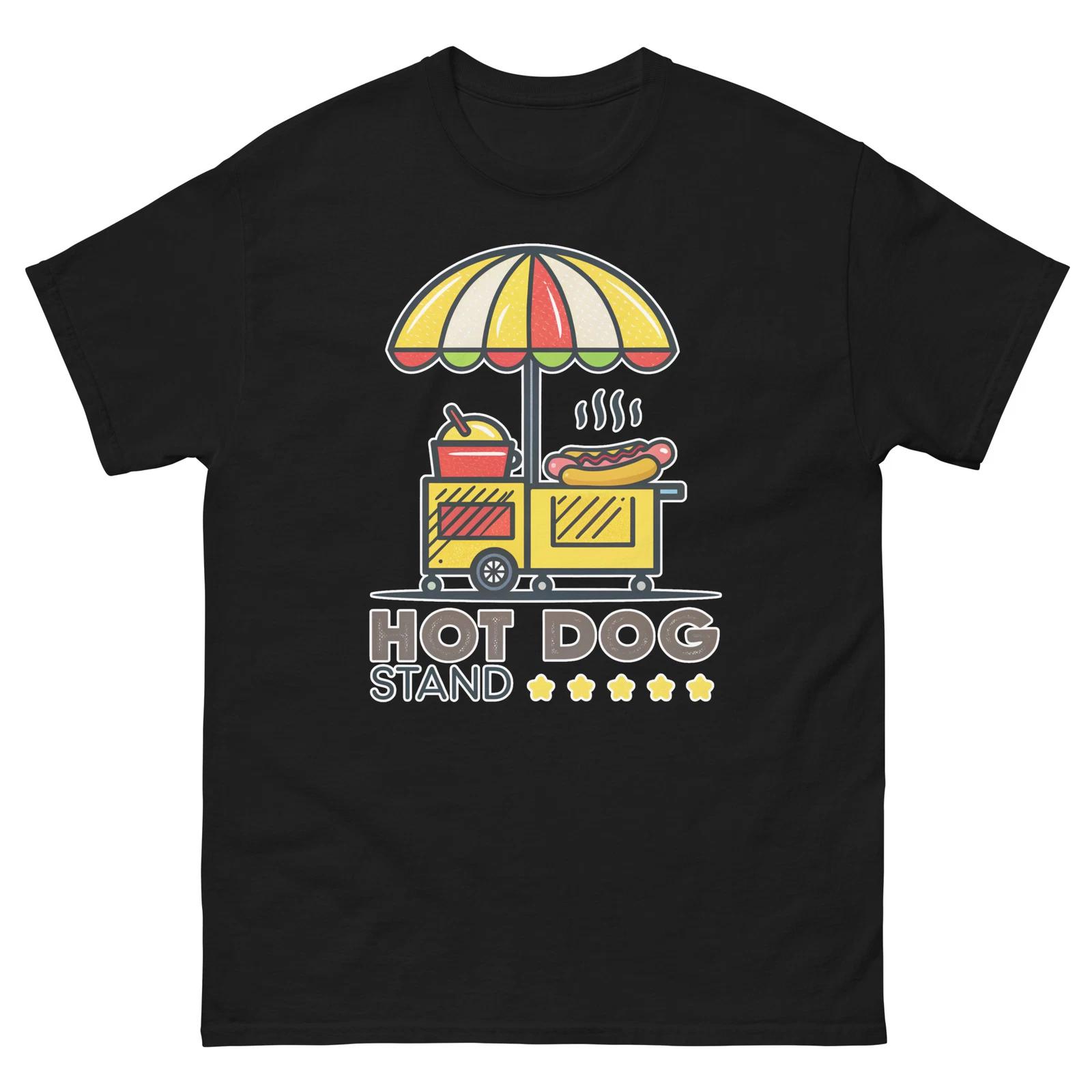 Hot Dog Stand Carnival Fair Amusement Park T-Shirt S