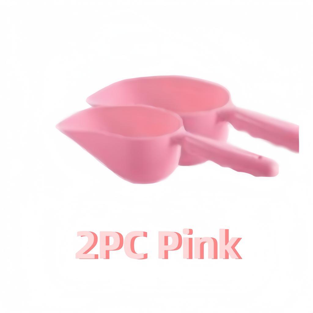 2-Pack Pet Food Scoop Set, Convenient Measuring Dog Cat Food Spoon with Large Small Sizes, Lightweight Pet Feeding Scoop