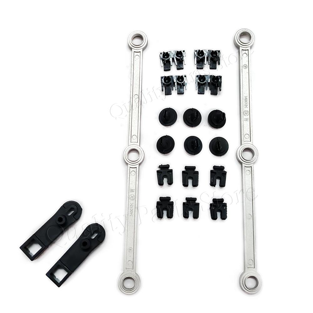 Nuovo Collettore di Aspirazione in Alluminio Flap di Turbolenza Bielle di Collegamento Kit di Riparazione Auto Per Mercedes Benz OM642 6420903237 6420907737