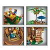 Minecraft-Style Tree House Building Blocks,  DIY STEM Toy, Gift for Boys Girls 6+
