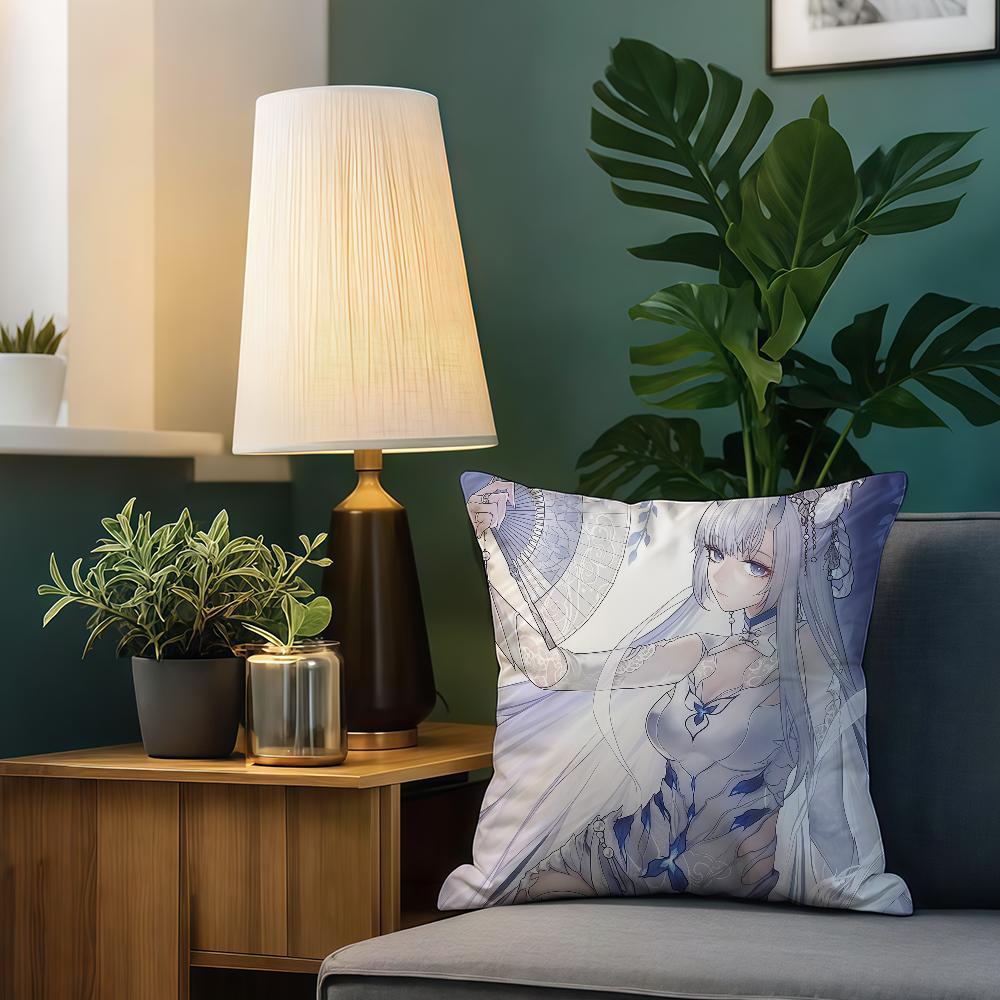 Game D-Duet Night Abyss cushion cover For Sofa Car Office Cafe Soft And Comfortable Double-Sided Printing Pillow Cover