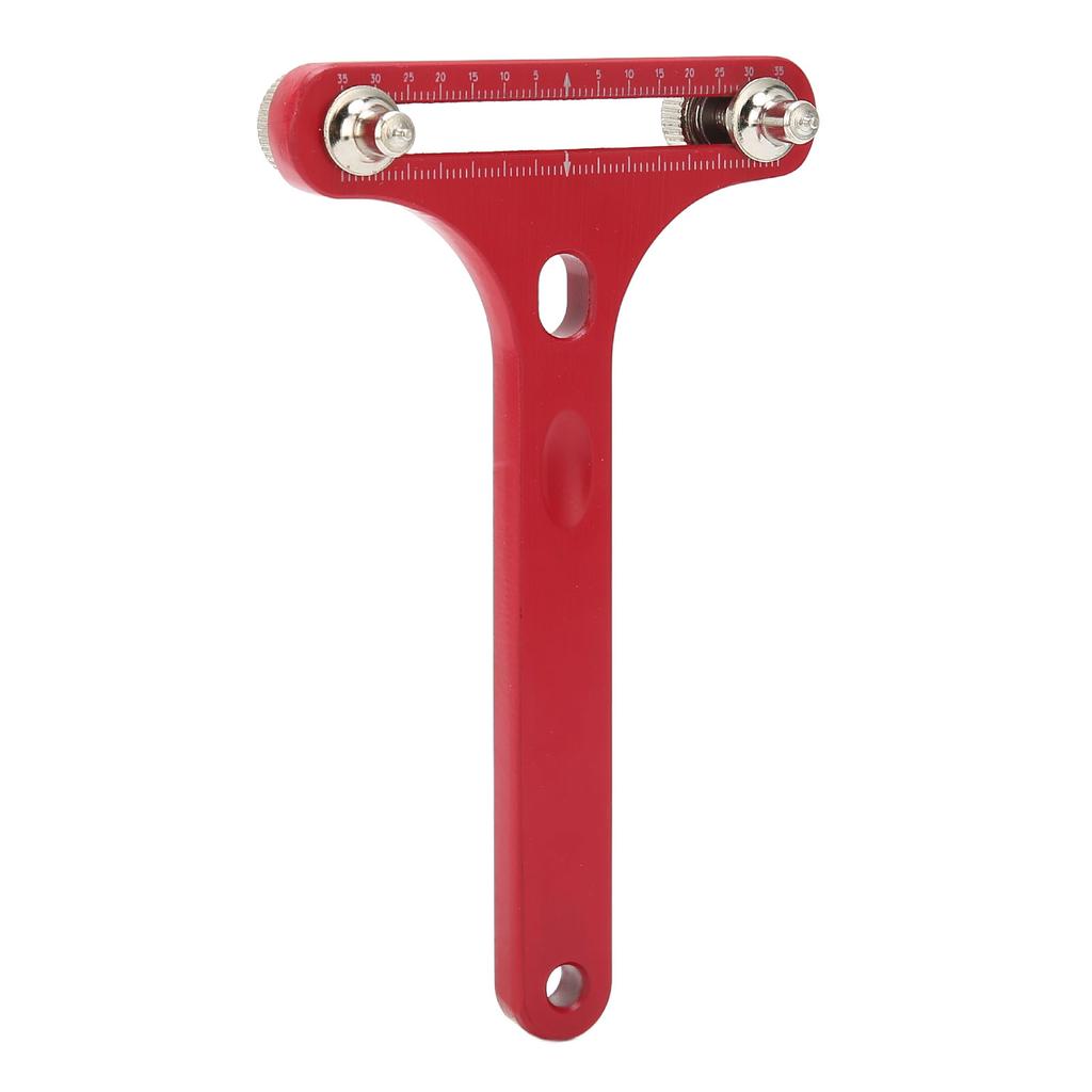 T Shaped Watch Back Case Opener Alloy Steel Clear Scale Watch Bottom Cover Remover for Watch Repair Red
