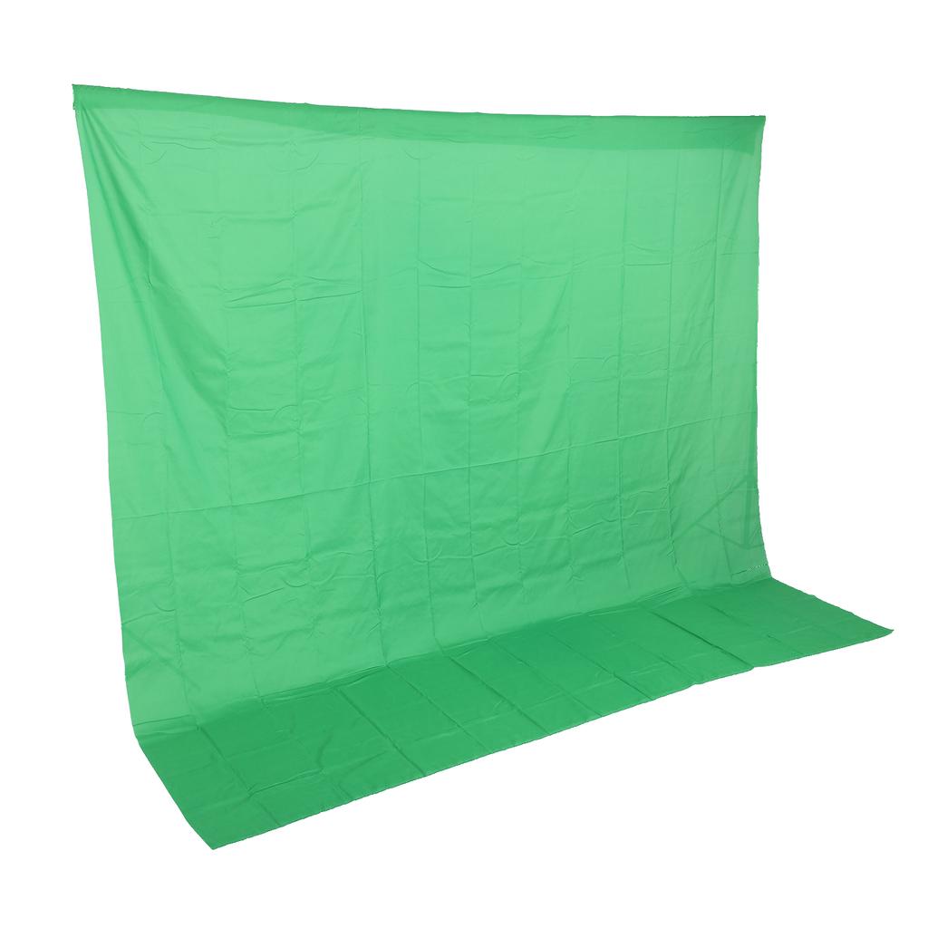 3x3m Grön Skärm Bakgrund Icke-Reflekterande Grön Skärm Bakgrundsduk för Video Fotografisk Studio Streaming