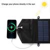 15W Portable Folding Solar Panel for Camping, Outdoor USB Charging
