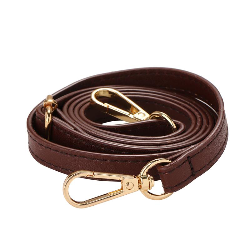 125cm Langer Taschenriemen PU-Leder Schultertaschenriemen 1,2cm Breit Zubehör für Handtaschen Mode PU-Taschenriemen für Umhängetaschen