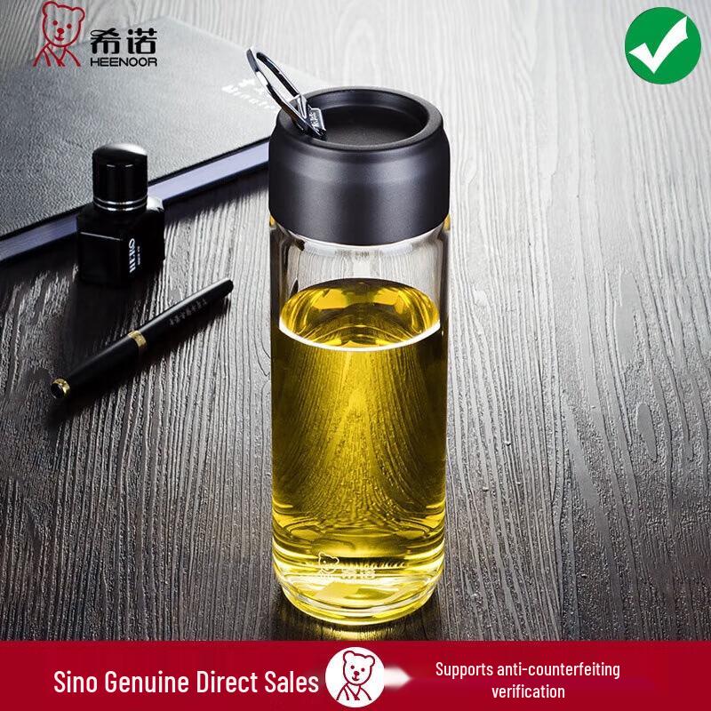 XINUO Single-Layer Borosilicate Glass Cup with Handle