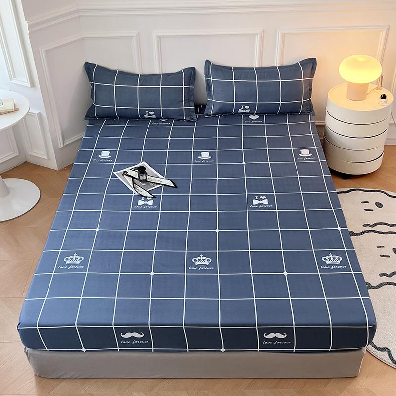 Queen Bonenjoy Size Fitted Bed Sheet With Elastic Band King Size Bed Cover Floral Style Sabanas Cama 150 Sheets No Pillowcase