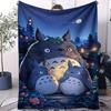 Coperta Classica Anime di Hayao Miyazaki per Ufficio Viaggio Comfort Tempo Libero Campeggio Viaggio Coperta Universale Multifunzionale Regalo Ventilatore