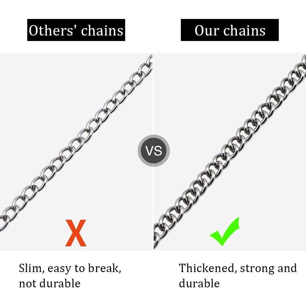 Lanț pentru șervețel șorț șorț Lant pentru bavete Agrafe pentru șervețele din oțel inoxidabil Clip de fixare pentru șervețele Suport pentru șervețele Cureaua pentru gât