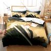 Cool Personality Bleach Anime Characters New Duvet Cover Set Soft Microfiber Breathable Bed Set for Teens Adults Bedroom Kisuke