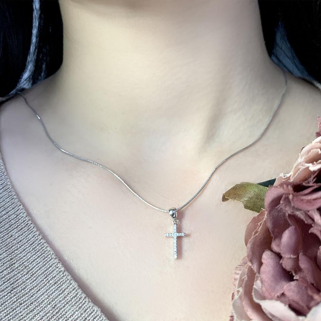 Silver Cross with Cubic Zirkonia (1978788)