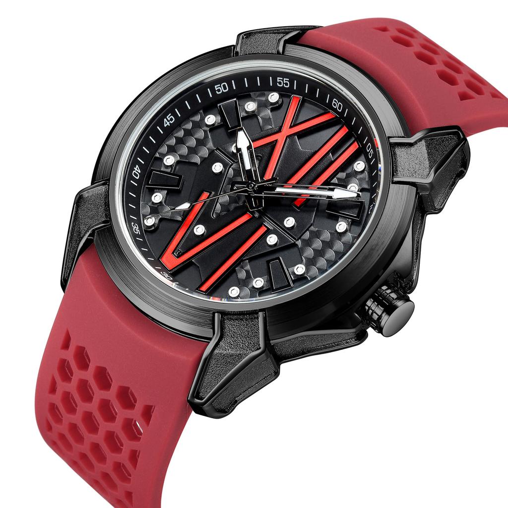 Men's Casual Luminous Men's Silicone Band Watch