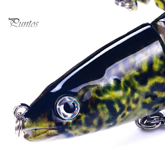 Artificial Bait 12.8cm/18g Bionic Simulation Fish Eyes Bright Color Realistic Looking Flexible Lure Treble Hook Design Colorful Highly Simulated