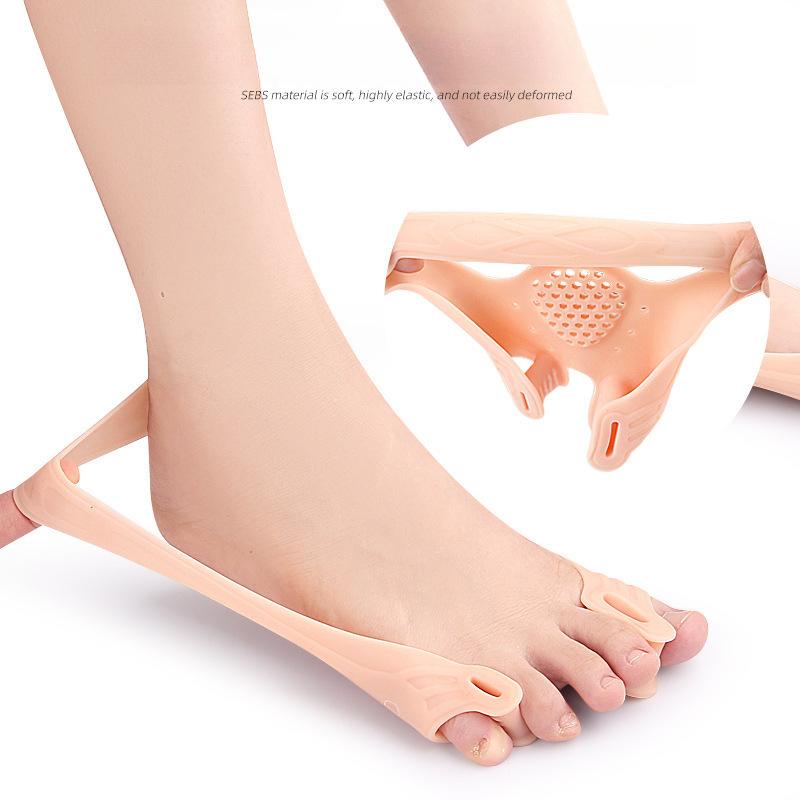 Double-hole Toe Splitter, Thickened Pedicle Shock Absorption, Arch Massage Half-yard Pad, Flexible Anti-wear Tension Belt Can Be Cut