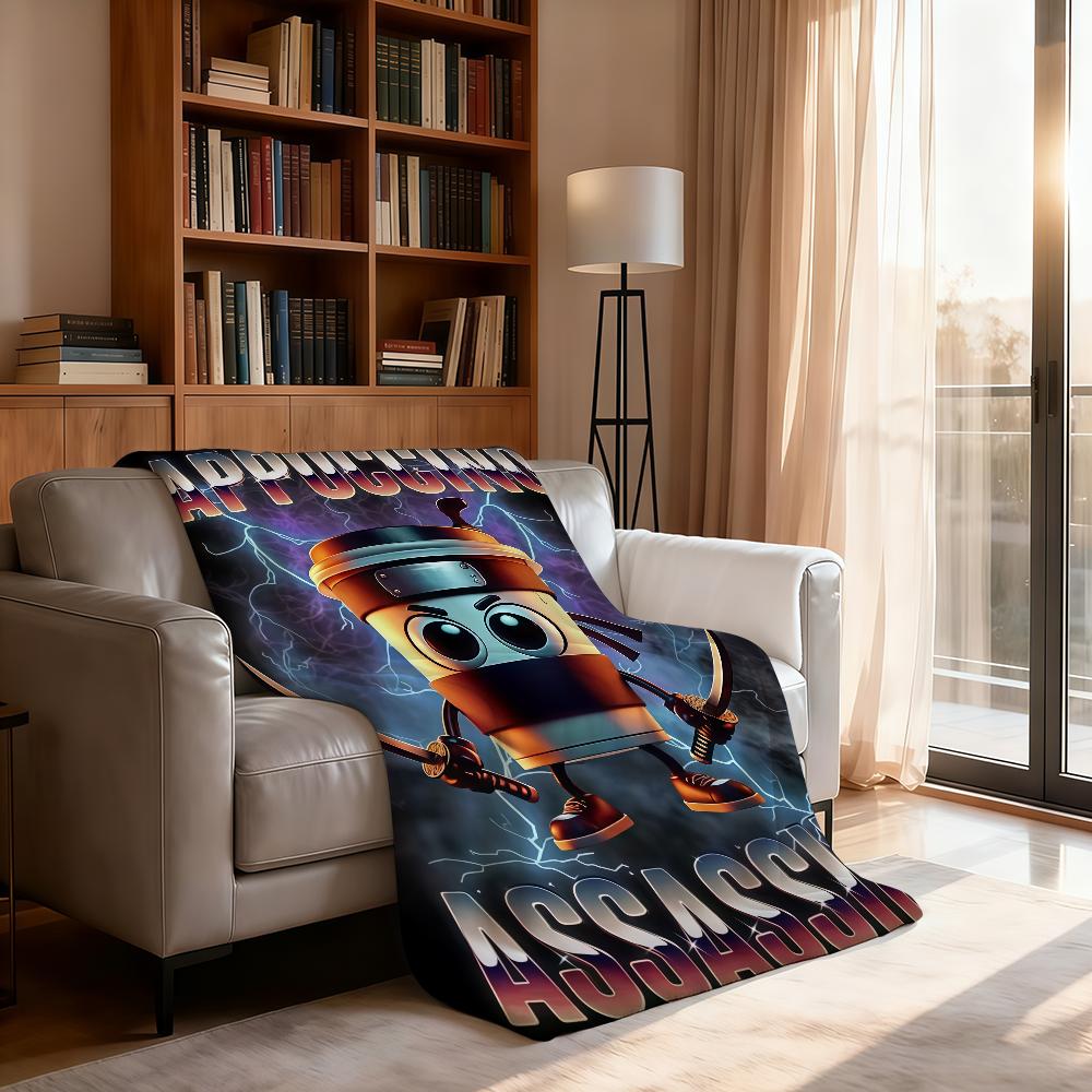ITALlAN Brainrot Creative Animal Blanket Soft Throw Blanket for Home Bedroom Bed Sofa Picnic Travel Office RestCover BlanketGift