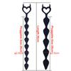 Silicone Back Court Pull Beads Anal Plug Tail Super Long Devil Pull Beads Anal Masturbation Device Anal Beads Couple Sex