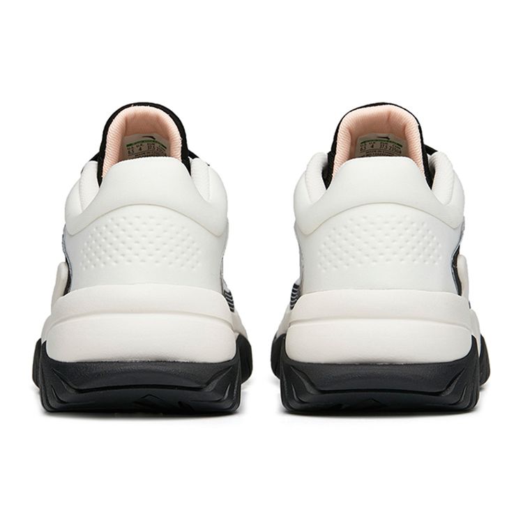 Anta Lightweight Breathable Low-Top Training Shoes Women Sneakers White Black 122237756-4