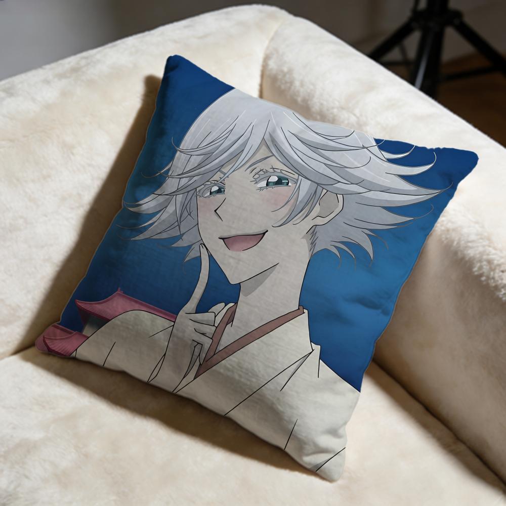 Trendy KKamisama Kissful Cushion Cover Soft Decorative Pillow Case Suitable for Bedroom Sofa Car Travel Use