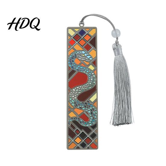 Decorative Page Marker Stained Glass Art Metal Bookmark Book with Classical Style