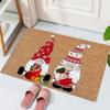 VIKAMA Christmas Welcome Floor Mat Dwarf Dwarf Dwarf Bedroom Kitchen Floor Mat Christmas Decoration Entrance Carpet