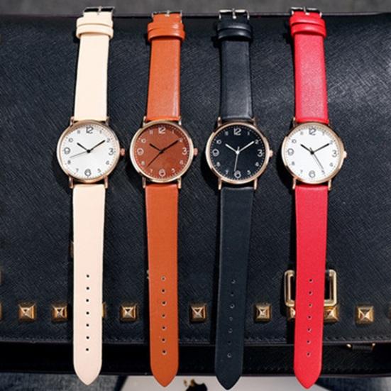 Quartz Watch Elegant Minimalist Analog Wristwatch High Accuracy Three-Pin Watch Suitable for Casual Formal Office Daily Wear Gift