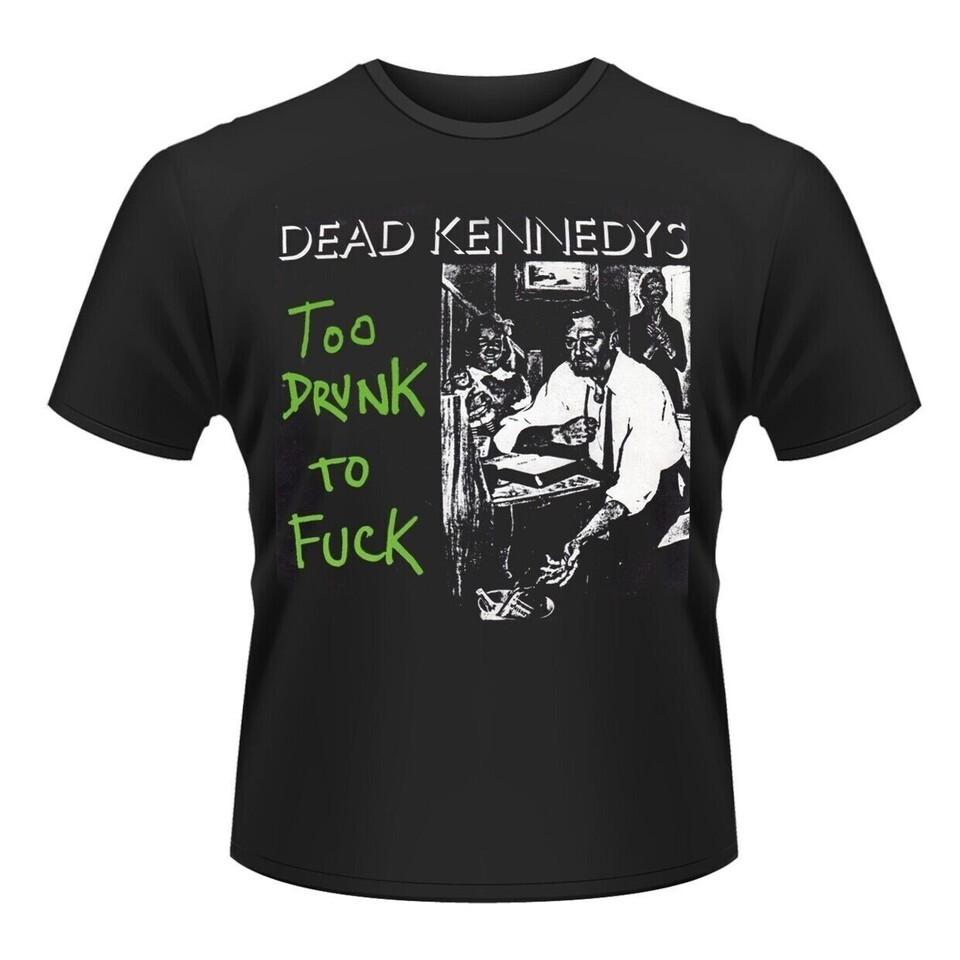 Dead Kennedys #039Too Drunk Single#039 T shirt NEW Unisex T-Shirt XXL