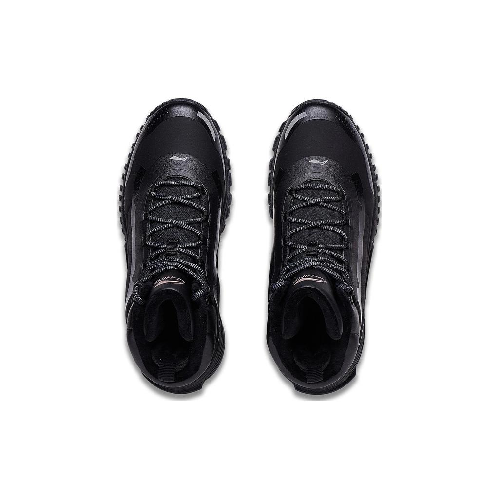 Li Ning Baohe Lite Slip Resistant Abrasion Resistant Low Top Casual Shoes Men's Black AGLT183-1