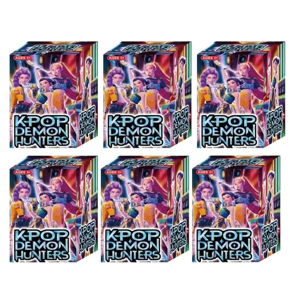 Anime Kpop "Devil Hunter" blind box, detachable fun blind bag, small statue, peripheral model, desktop blind box, decorative gif