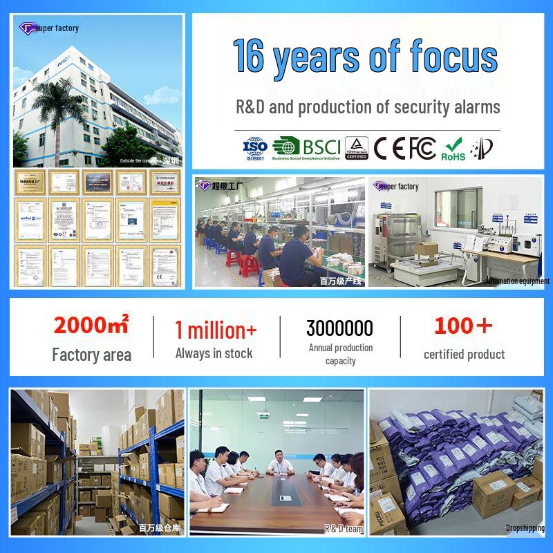 Slim Home and Hotel Door/Window Anti-Theft Vibration Sensor Alarm