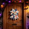 Rustic Farmhouse Home Decor Large Patchwork DIY Sewing Kit, Quilted Fabric Craft Set, Beginner Friendly Needlework Handmade Door Decoration Wreath for