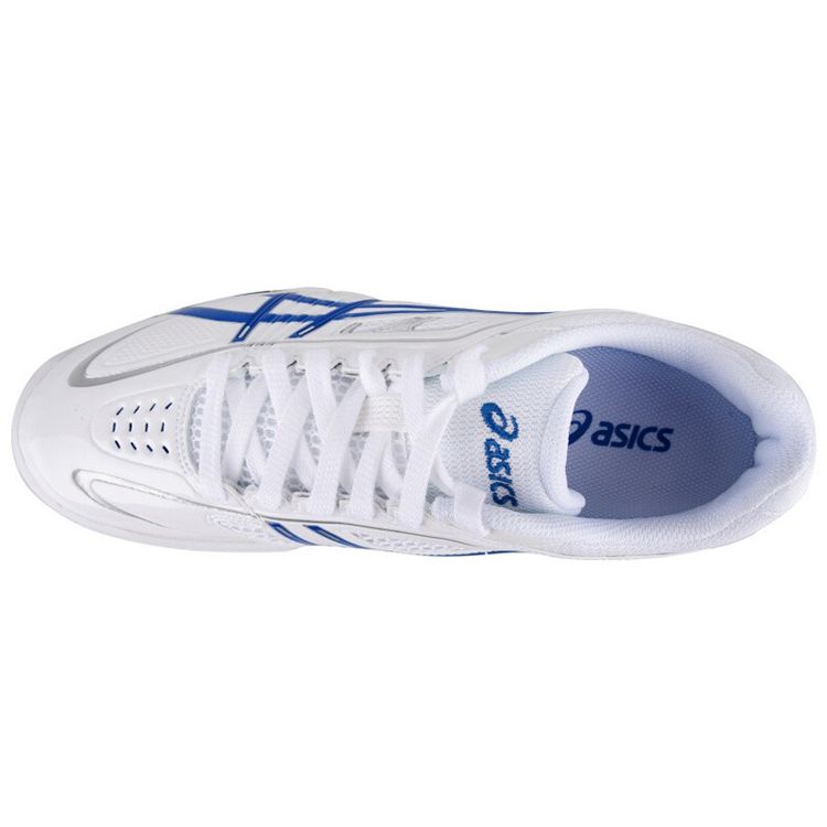 Asics Attack Excounter 327 White Electric Blue Unisex Sneakers 1073A060-101