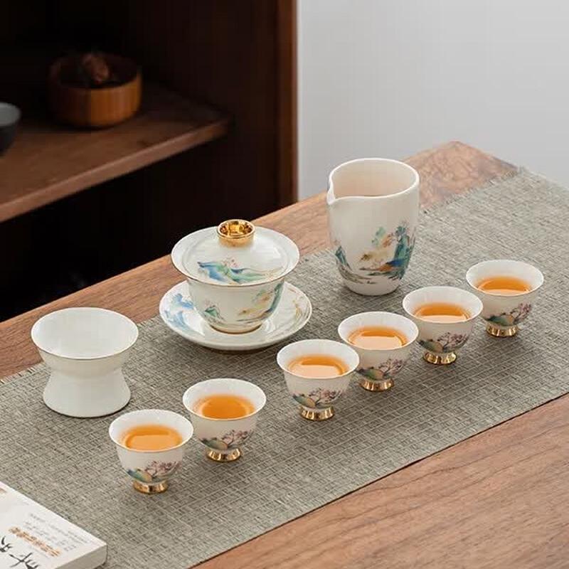 Chinese Ceramic Kung Fu Tea Set