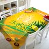 Jüdische Pfingst-Tischdecke, Party-Dekoration, rechteckige Guava-Dattelpalmen-Druck-Kollektion, Urlaub, schmutzabweisende Tischdecke