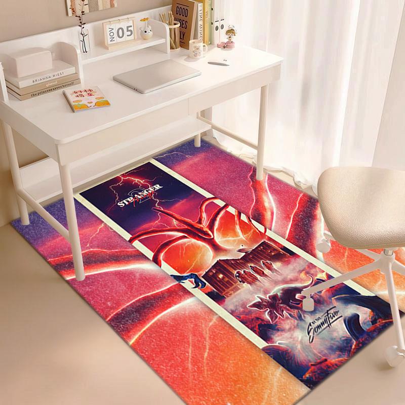 Halloween Horror Horror Theme Stranger Things Carpet Home Living Room Decoration Table and Chairs Anti Slip Door Mat Outdoor Picnic Mat Carpet A21