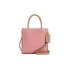 Cally 17 Color Block Magnetic Closure Leather Tote Bag Shopping Bag Piano Score Bag Shoulder Crossbody Handbag Mini Women